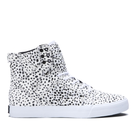 Supra SKYTOP Høye Sneakers Dame Hvite | NO-42507